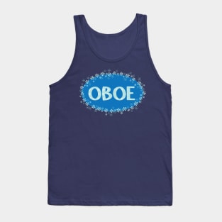 Winter Snowflake Oboe Tank Top